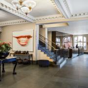 The stylish lobby of the Bloomsbury Street Hotel. Pictures: Edwardian Hotels London