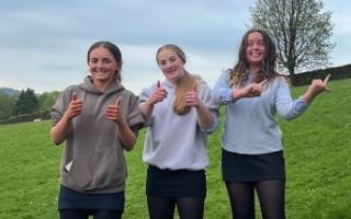 These three students at Giggleswick School rescued a sheep and helped a sheep give birth to lambs.