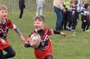 Keighley Albion Under-7s in action against Stanningley