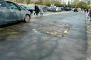Potholes in Skipton High Street Car Park