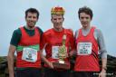 Runner-up Tom Adams, winner Chris Farrell and third-placed Killian Mooney  Pictures: Dave Woodhead