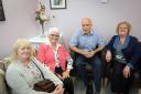 Pictured in the new room are, from left, Betty Johnston, Jennifer Barron, Dr David Clements and Eileen Proud, of Friends of Airedale