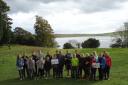 Those taking part in the youth environment summit at Malham Tarn