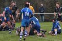 James Falgate scores his second try for Yarnbury v North Ribblesdale Picture: Noel Doyle