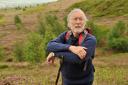 Author Colin Speakman walking on Ilkley Moor.  6 May 2011.Picture Bruce Rollinson