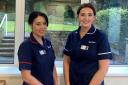 Michele Corcoran, Ward Manager, and Jenny Grayston, Team Leader, at Sue Ryder Manorlands Hospice