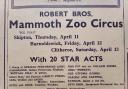 Robert Bros Mammoth Zoo CIrcus