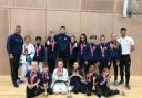 Students of Quest Karate Club, Skipton, show off their medals from a competition that they competed in. Pic: Quest Karate Club