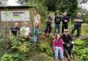 Members of Incredible Edible Skipton on their community allotment