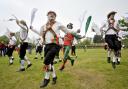 SPACE FOR DANCE: Morris dancers in action on a village green