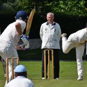 New Saltaire captain Sajad Ali (right) knows his reigning champions have work to do, after they were thumped by Collingham & Linton on the opening day. Picture: Richard Leach.