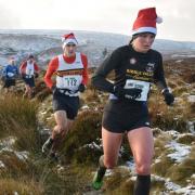 Ribble Valley's Nichola Jackson finished as the first lady in the Stoops Fell Race. Picture: Dave Woodhead