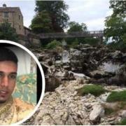 Mohammed Bilal Zeb, inset, died at Linton Falls earlier this summer