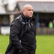 Andy Clarkson is targeting a top eight finish with his side Barnoldswick Town next season. Pic:Pete Naylor