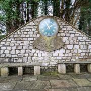 The millennium memorial at Thornton-in-Craven