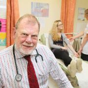 Dr Andrew Jackson in 2014 when he retired from Grassington surgery
