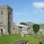 Pen-y-Ghent from church at Horton