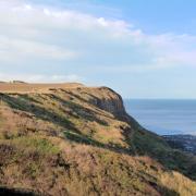 The cliffs near Saltburn