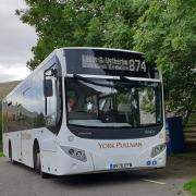 DalesBus York Pullman 874 at Buckden. Picture DalesBus
