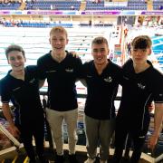 Skipton Swimming Club competitors at the England National Winter Championships. Pic by Skipton Swimming Club