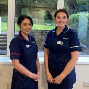 Michele Corcoran, Ward Manager, and Jenny Grayston, Team Leader, at Sue Ryder Manorlands Hospice