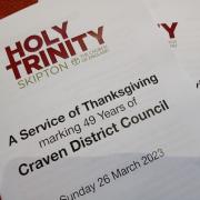 A service of thanksgiving took place on Sunday at Holy Trinity Church