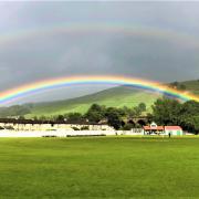 The beautiful backdrop at Settle Cricket Club will be peering over the players again very soon