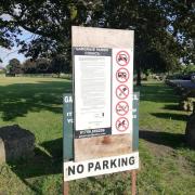 Gargrave, no parking on the greens