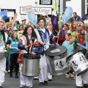 The Grassington Festival carnival