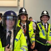 Students took part in an emergency services workshop