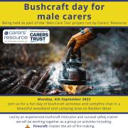 Bushcraft day for male carers