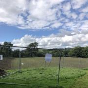 Raikes Road Recreation ground - work underway to level the football pitch