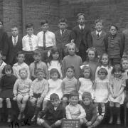 No smiling now, an undated picture of Thornton Schoolchildren