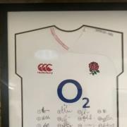 The framed England shirt that can be won