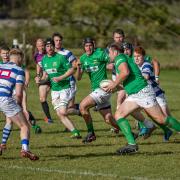 Wharfedale Foresters (green) did not have it all their own way on Boxing Day, but they came out on top.