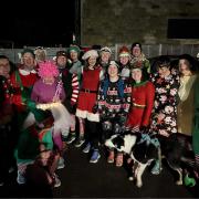 Club  members raised money for UWFRA at their Christmas run