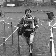 Alan Heaton finishing the race in the 1980s