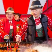 A festive food stall at the 2014 Skipton Christmas Market for the Yuletide Festival on December 7 and 14. Picture: Tom Holmes/Skipton Town Council