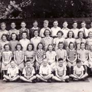 Pupils at Sutton-in-Craven County Primary School in June 1953