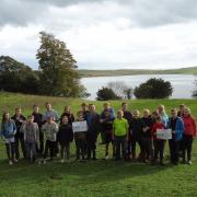 Those taking part in the youth environment summit at Malham Tarn