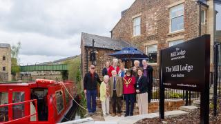 Skipton mayor, Councillor Sheila Bentley, opened a new residents' cafe at Mill Lodge in Skipton.