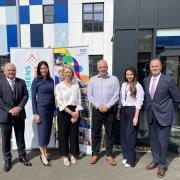 From left: Neil Mearns, Siemens Healthineers; Rebecca Friar,  Airedale NHS Foundation Trust;  Michael Atherton and Rosanne Buffrey,AGH Solutions Ltd and Andy Wilks, Siemens Healthineers.