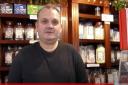 John Costello, owner of Sarsparilla’s Sweet Shop, Skipton, features in the video