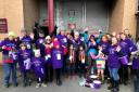 AWARE group fundraising at Bradford City