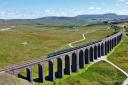The Staycation Express crosses the Ribblehead Viaduct. Picture Thomas Beresford