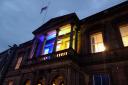 Skipton Town Hall is showing solidarity with Ukraine