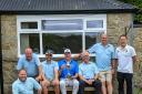 Pictured here are the winning Ingleborough team with 2022 Captain, David Colgrave, holding the trophy and team members (Lto R) Richard Barrett, Nigel Green, Dan Hudson-Mellor, Peter Johnson, Chris Sharp and Mark Vickery plus Mike Harrop.