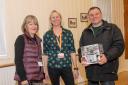 Kate Urwin (centre) of Yorkshire Energy Doctor, stronger communities delivery manager Marion Tweed-Rycroft and workshop attendee Paul Robinson.