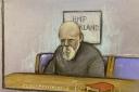 Wayne Couzens appearing via video link from HMP Frankland, at the Old Bailey (Elizabeth Cook/PA)