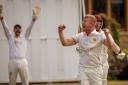 Steeton appeal for a wicket during their seven-wicket win over Bardsey on Saturday